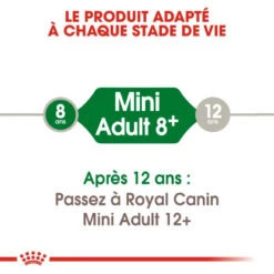:ROYAL CANIN Mini Adulte 8+ 2kg X2 -Animaux Fournitures Magasin fre pl ROYAL CANIN Mini Adulte 8 2kg x2 30722 4