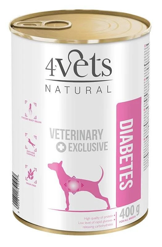 4Vets Dog Diabetes 400g X6 3 4Vets Dog Diabetes 400g X6