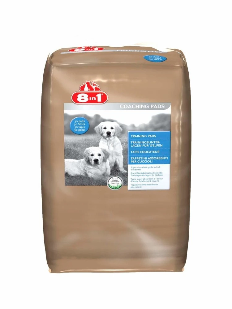 8in1 8en1 Tapis Absorbant Training Pads 57x56cm - Large Bag 30 Pièces