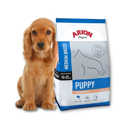 Arion Original Puppy Medium Breed Saumon Et Riz 12kg X 12 3 Arion Original Puppy Medium Breed Saumon Et Riz 12kg X 12