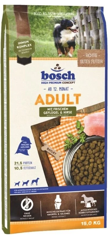 BOSCH Adult Volaille Et Millet 15kg+Surprise Gratuite Pour Chien 3 BOSCH Adult Volaille Et Millet 15kg+Surprise Gratuite Pour Chien