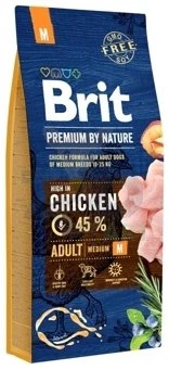 Brit Premium By Nature Adult M Avec Poulet 15kg +Surprise Gratuite Pour Chien 3 Brit Premium By Nature Adult M Avec Poulet 15kg +Surprise Gratuite Pour Chien