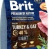 Brit Premium By Nature Light Avec Dinde Et Avoine 3kg + Surprise Gratuite Pour Chien -Animaux Fournitures Magasin fre pl Brit Premium By Nature Light avec dinde et avoine 3kg Surprise gratuite pour chien 27156 1