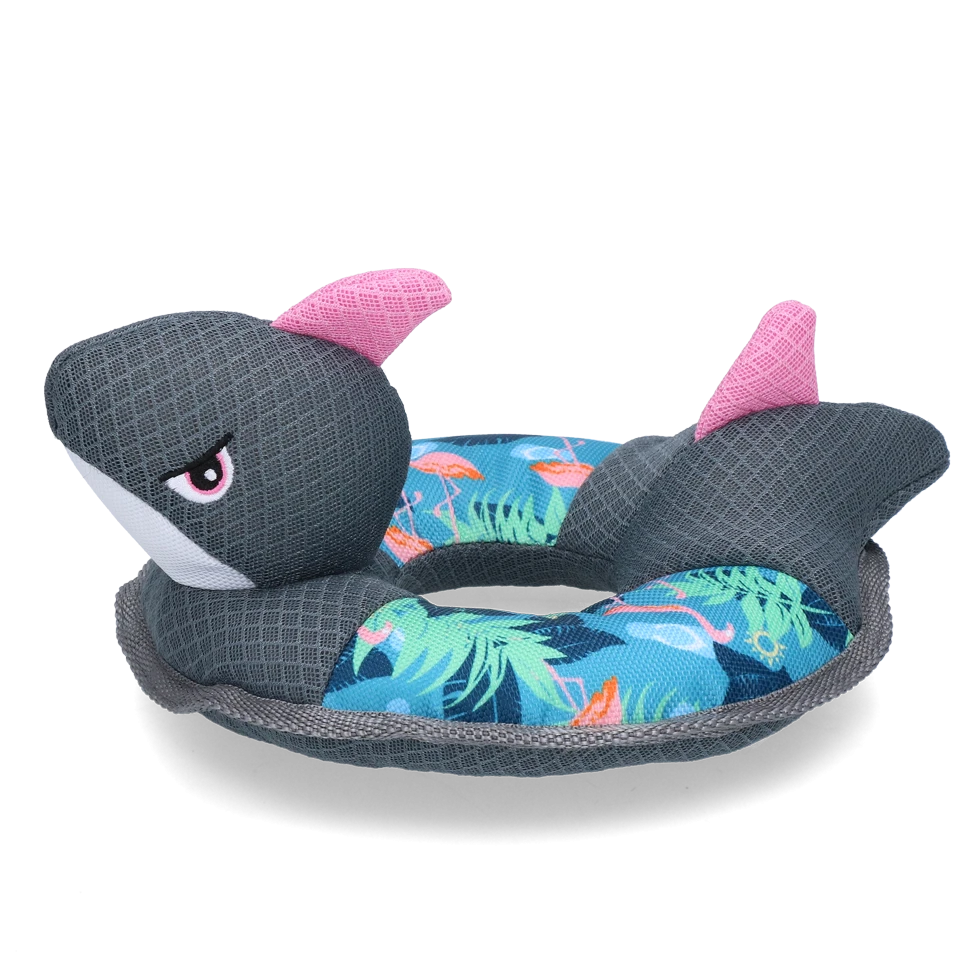 CoolPets Ring O' Sharky (Flamingo) Ring REKIN Water Toy 36cm 3 CoolPets Ring O' Sharky (Flamingo) Ring REKIN Water Toy 36cm