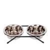 DINGO Set D'alimentation - Cadre Métallique + 2 Bols De 0,35l