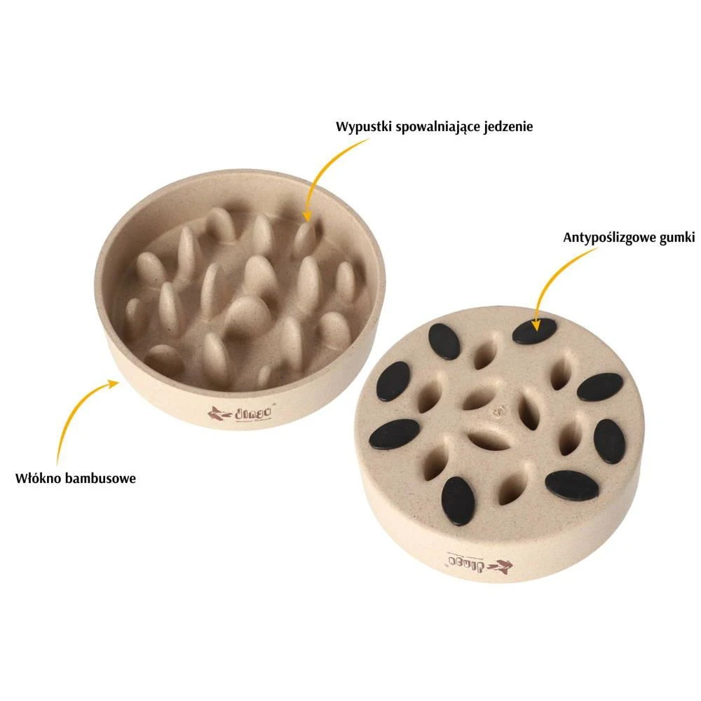 DINGO- Bol Lent En Fibre De Bambou- 800ml 4 DINGO- Bol Lent En Fibre De Bambou- 800ml – Image 2