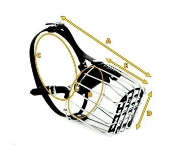 Dingo Muselière Métallique Pour Chien Taille 2a 4 Dingo Muselière Métallique Pour Chien Taille 2a – Image 2