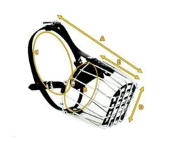 Dingo Muselière En Métal Pour Chien Taille 5 -Animaux Fournitures Magasin fre pl Dingo museliere en metal pour chien Taille 5 15584 2