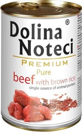 Dolina Noteci Premium Pure Boeuf Avec Riz Brun 800g X6 3 Dolina Noteci Premium Pure Boeuf Avec Riz Brun 800g X6