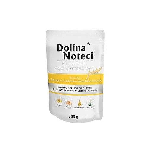 Dolina Noteci Premium Pour Chiens De Petite Race Junior Riche En Estomacs De Poulet Et Foie De Veau 100g X12 4 Dolina Noteci Premium Pour Chiens De Petite Race Junior Riche En Estomacs De Poulet Et Foie De Veau 100g X12 – Image 2