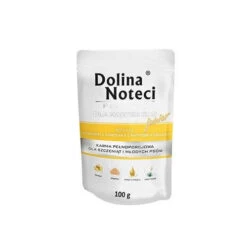 Dolina Noteci Premium Pour Chiens De Petite Race Junior Riche En Estomacs De Poulet Et Foie De Veau 100g X12