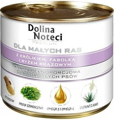 Dolina Noteci Premium Pour Chiens De Petite Race Avec Du Lapin, Des Haricots Et Du Riz 185g X12 4 Dolina Noteci Premium Pour Chiens De Petite Race Avec Du Lapin, Des Haricots Et Du Riz 185g X12 – Image 2