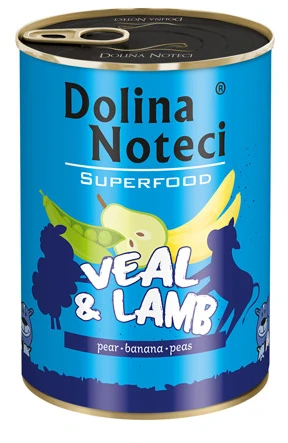 Dolina Noteci Superfood Veau Et Agneau 400g X6 3 Dolina Noteci Superfood Veau Et Agneau 400g X6