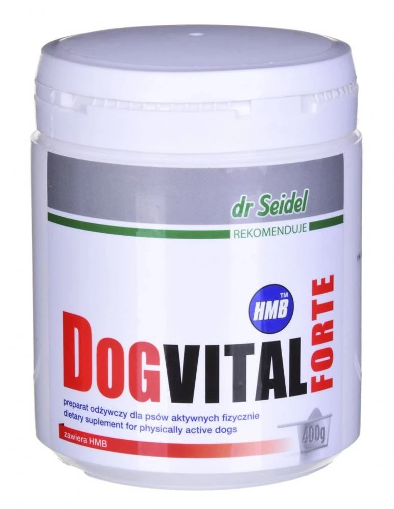 Dr Seidel Dog Vital Forte Avec HMB Pour Chiens Actifs 400g 3 Dr Seidel Dog Vital Forte Avec HMB Pour Chiens Actifs 400g