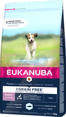 Nouvelles Arrivées -Animaux Fournitures Magasin fre pl EUKANUBA Puppy Junior Small Medium sans cereales 3kg 24935 1 1