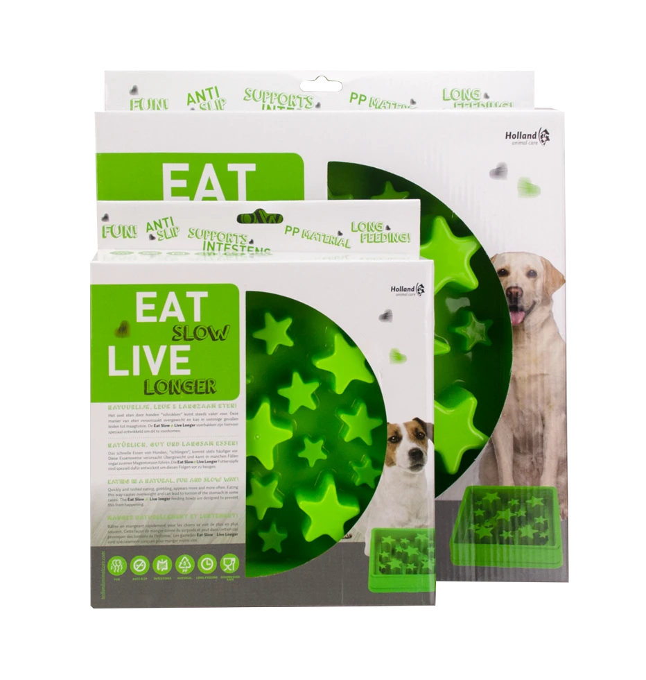 Eat Slow Live Longer STAR Bol Ralentisseur Vert S 3 Eat Slow Live Longer STAR Bol Ralentisseur Vert S
