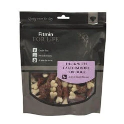 FITMIN DOG TREAT DUCK Avec Os De Calcium 400g X2