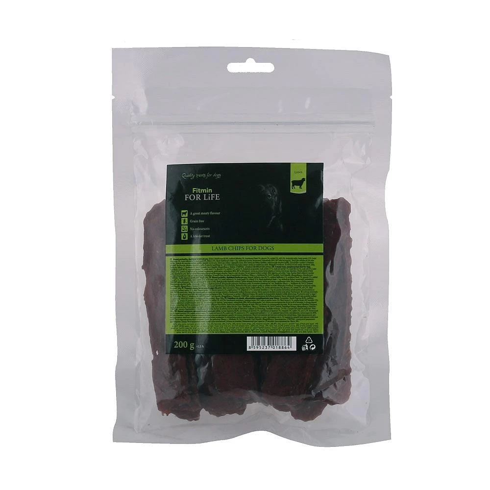 FITMIN DOG TREAT LAMB Chips 200g X2 4 FITMIN DOG TREAT LAMB Chips 200g X2 – Image 2