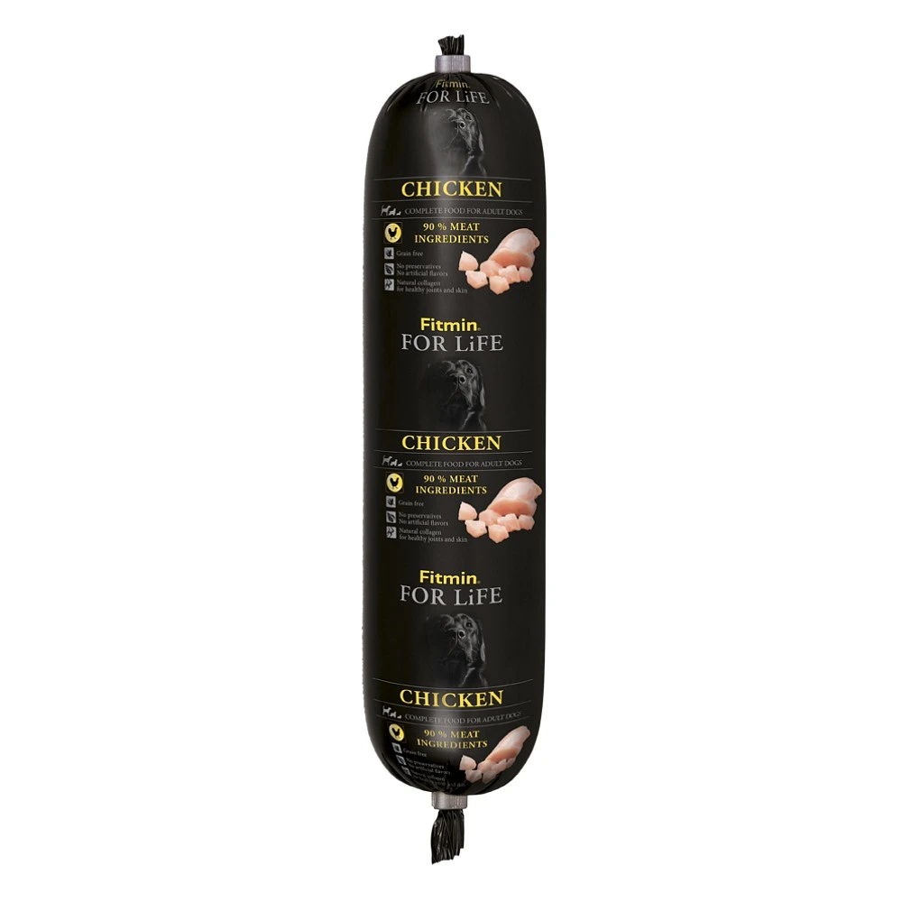FITMIN For Life Saucisse De Viande Avec Poulet 900g X 5 4 FITMIN For Life Saucisse De Viande Avec Poulet 900g X 5 – Image 2
