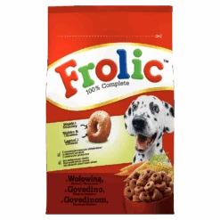 FROLIC Croquettes Pour Chiens Au Bœuf, Légumes Et Céréales 2,8kg -Animaux Fournitures Magasin fre pl FROLIC croquettes pour chiens au boeuf legumes et cereales 2 8kg 14000 2