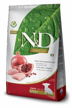 Farmina N&D Prime Dog Chicken & Pomegranate Puppy Mini 2,5kg