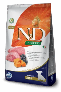 Farmina N&D Pumpkin Grain Free Canine Puppy Mini Lamb&Blueberry 2,5kg