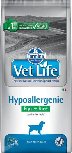 Farmina Vet Life Canine Hypoallergenic Egg & Rice 12kg 3 Farmina Vet Life Canine Hypoallergenic Egg & Rice 12kg