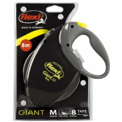 Flexi Giant Laisse à Sangle M 8m Jusqu'à 25kg Néon