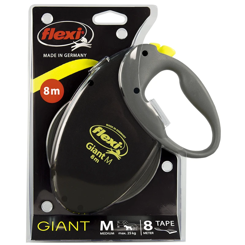 Flexi Giant Laisse à Sangle M 8m Jusqu'à 25kg Néon 3 Flexi Giant Laisse à Sangle M 8m Jusqu'à 25kg Néon