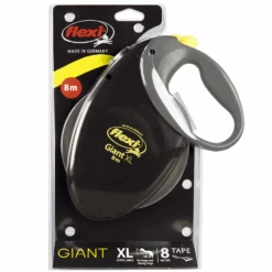 Flexi Laisse Giant XL 8m Jusqu'à 75kg Jaune Néon