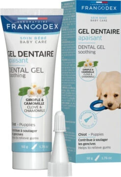 Francodex Gel Dentaire Apaisant Pour Chiots 50g