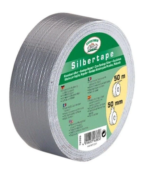 Kerbl Silbertape Pansement Pour Sabots Et Onglons, 50 M X 50 Mm, Argenté 3 Kerbl Silbertape Pansement Pour Sabots Et Onglons, 50 M X 50 Mm, Argenté