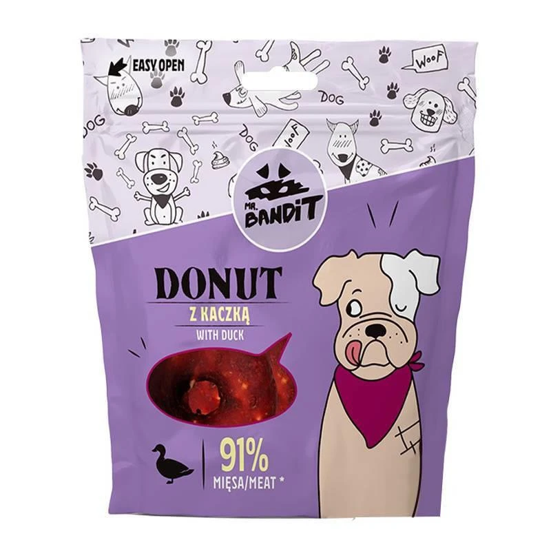Mr Bandit - Donut - Avec Canard 500g X12 3 Mr Bandit - Donut - Avec Canard 500g X12