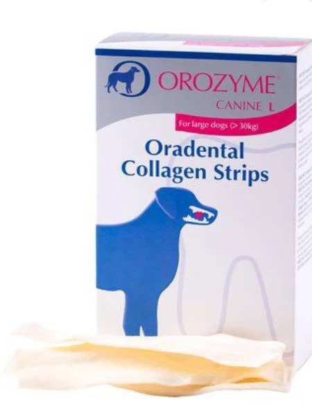 Orozyme - Tampons Nettoyants Au Collagène Pour Chiens Taille L 141g 3 Orozyme - Tampons Nettoyants Au Collagène Pour Chiens Taille L 141g