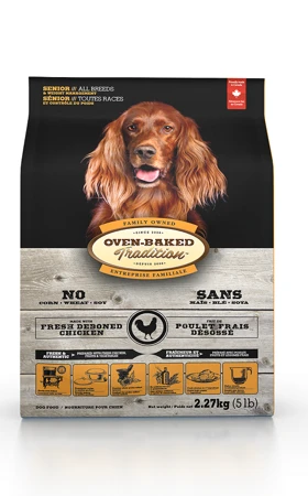 Oven Baked Tradition Dog Food Senior Au Poulet 11,34kg 3 Oven Baked Tradition Dog Food Senior Au Poulet 11,34kg