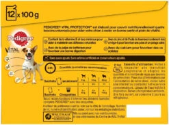 Pedigree Croquettes Humides En Gelée Pour Chiens Adultes Saveurs Variées (boeuf, Poulet, Agneau, Volaille) 40x100g -Animaux Fournitures Magasin fre pl Pedigree Croquettes humides en gelee pour chiens adultes Saveurs variees boeuf poulet agneau volaille 40x100g 10101 5