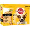 Pedigree Croquettes Pour Chiens Adultes Au Poulet, Au Bœuf, à La Dinde Et à L'agneau 12x100g