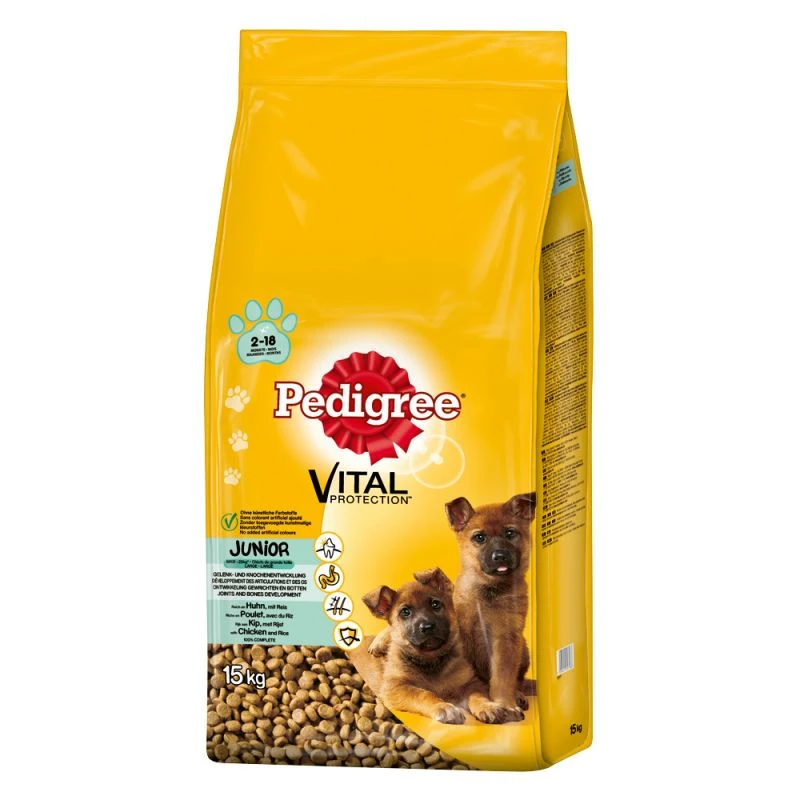 Pedigree Nourriture Sèche Pour Chiots De Grandes Races Et De Races Géantes Avec Poulet Et Riz 15kg 4 Pedigree Nourriture Sèche Pour Chiots De Grandes Races Et De Races Géantes Avec Poulet Et Riz 15kg – Image 2