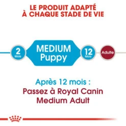 ROYAL CANIN Medium Puppy 4kg -Animaux Fournitures Magasin fre pl ROYAL CANIN Medium Puppy 4kg 16158 6