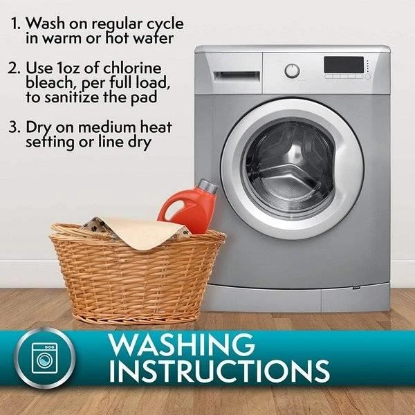 Simple Solution WASHABLE TRAINING MATS TRAVEL M 2pcs 76x81cm 7 Simple Solution WASHABLE TRAINING MATS TRAVEL M 2pcs 76x81cm – Image 5