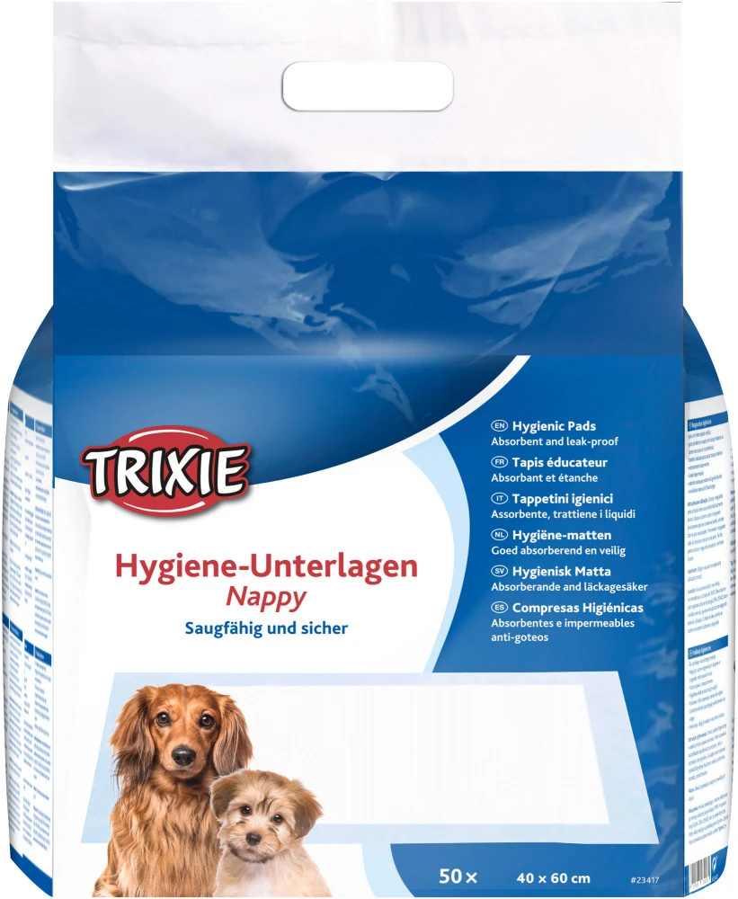 Trixie Alèse Hygiénique Pour Chiot 40x60cm 50pcs 3 Trixie Alèse Hygiénique Pour Chiot 40x60cm 50pcs