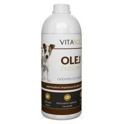 VITASOL Huile De Poisson Au Saumon Pour Chiens 1000ml 3 VITASOL Huile De Poisson Au Saumon Pour Chiens 1000ml