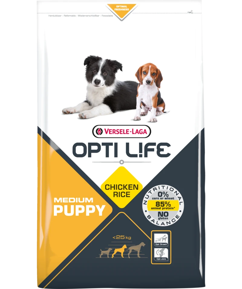 Versele-Laga Opti Life Puppy Medium Avec Poulet Pour Races Moyennes 2.5kg 4 Versele-Laga Opti Life Puppy Medium Avec Poulet Pour Races Moyennes 2.5kg – Image 2