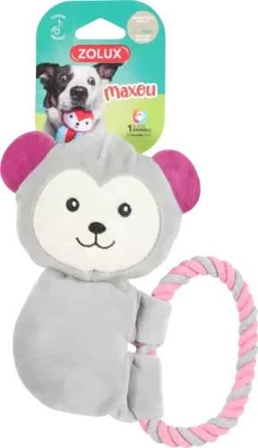 ZOLUX Jouet MAXOU Avec Ficelle Couleur Gris 4 ZOLUX Jouet MAXOU Avec Ficelle Couleur Gris – Image 2